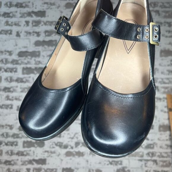 Sanita | women black leather clog Mary Jane’s 42 - Picture 8 of 8